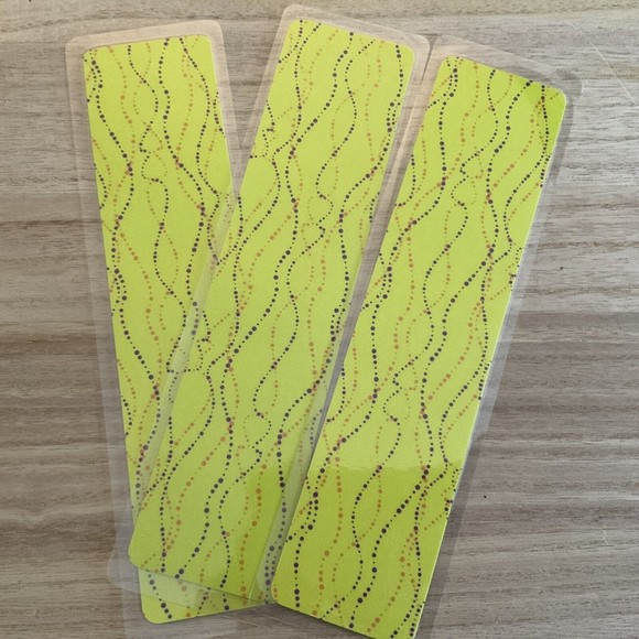 Halloween Colors LAMINATED BOOKMARKS Set Of 3 - Picture 1 of 2